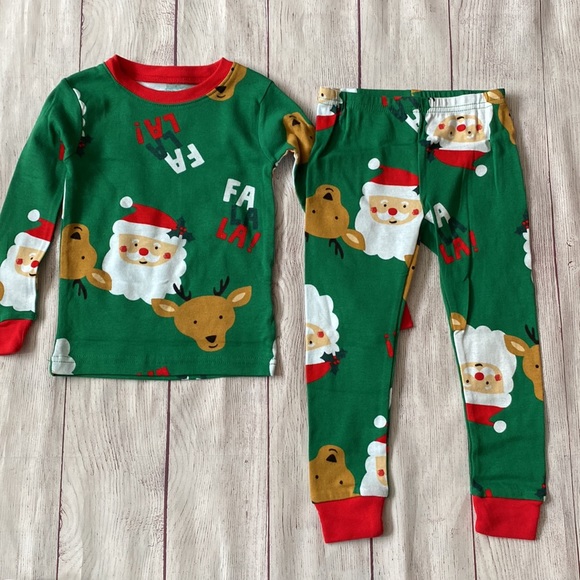 🎄🐢NWT Carter’s Christmas Pajamas Toddler Boys 🐢🎄 - Picture 4 of 5